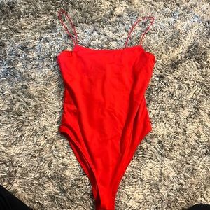 Windsor red bodysuit